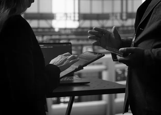 Person Consulting Image